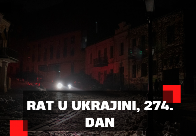 RAT U UKRAJINI, 274. DAN: Novi intenzivni raketni napadi na energetsku infrastrukturu potvrđuju da je ruski cilj ostaviti Ukrajinu "u mraku" pred nadolazeću zimu