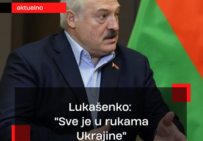 Lukašenko: Ukrajina mora pristati na primirje, inače će biti potpuno uništena