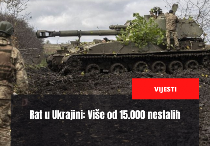 Rat u Ukrajini: Više od 15.000 nestalih