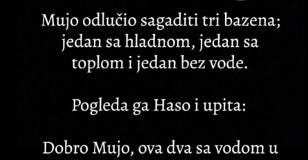 VIC: Mujo odlučio sagraditi tri bazena.