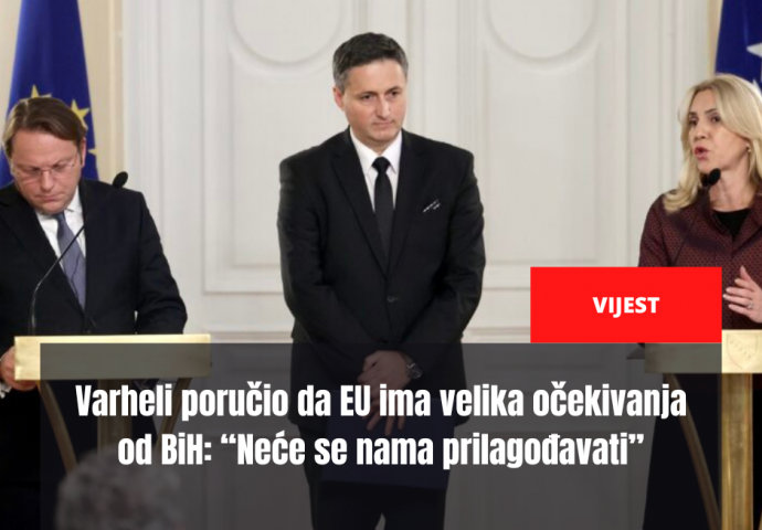 Varheli poručio da EU ima velika očekivanja od BiH: “Neće se nama prilagođavati”