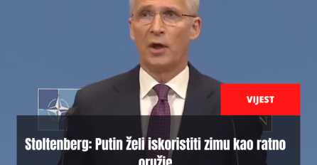 Stoltenberg: Putin želi iskoristiti zimu kao ratno oružje