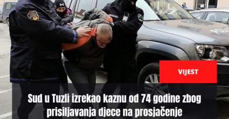 Tuzla: Osuđena grupa koja je djecu prisiljavala na prosjačenje, dnevno im donosili i po 150 KM