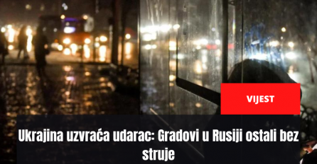 Ukrajina uzvraća udarac: Gradovi u Rusiji ostali bez struje