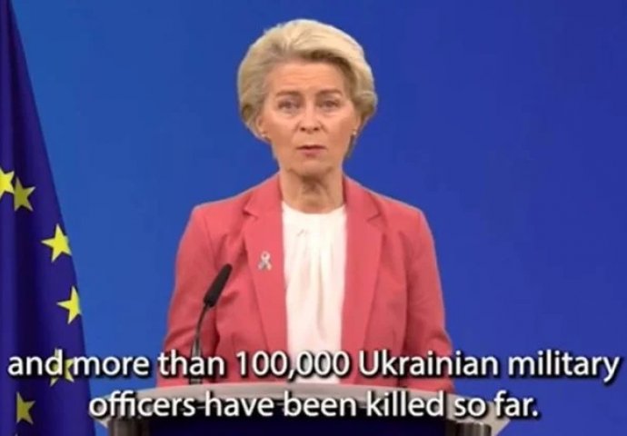 Ursula von der Leyen: Ukrajina je od početka rata izgubila više od 100.000 vojnika