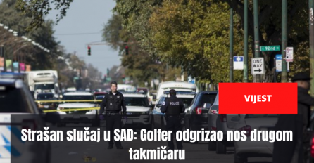 Strašan slučaj u SAD: Golfer odgrizao nos drugom takmičaru