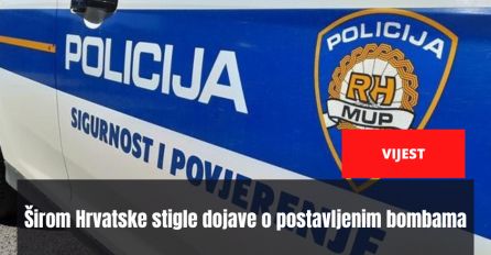 Širom Hrvatske stigle dojave o postavljenim bombama