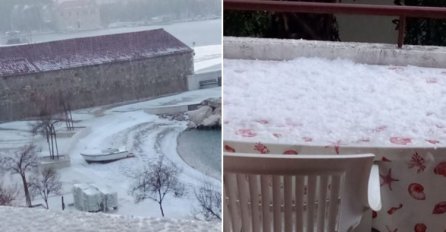 JAKO NEVRIJEME JUTROS POGODILO HRVATSKU: Pogledajte sliku