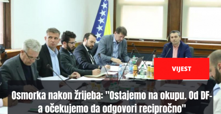 Osmorka nakon žrijeba: "Ostajemo na okupu. Od DF-a očekujemo da odgovori recipročno"