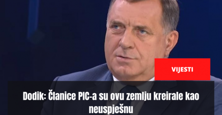 Dodik: Članice PIC-a su ovu zemlju kreirale kao neuspješnu