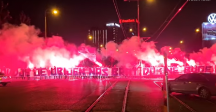 Željini navijači nakratko blokirali saobraćaj u Sarajevu, odali počast ubijenom Mehmedu Ramiću