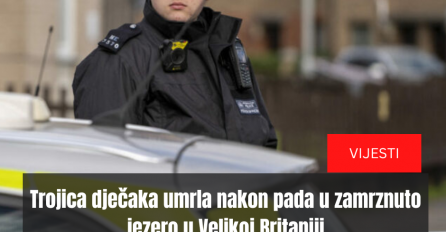 Trojica dječaka umrla nakon pada u zamrznuto jezero u Velikoj Britaniji
