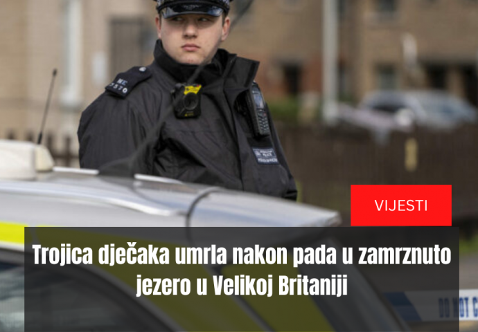 Trojica dječaka umrla nakon pada u zamrznuto jezero u Velikoj Britaniji