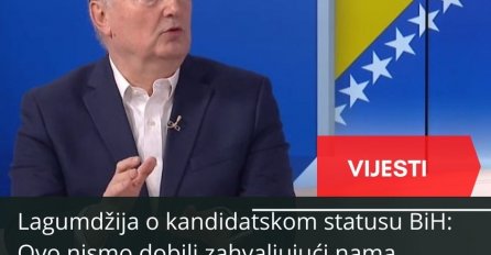 Lagumdžija o kandidatskom statusu BiH: Ovo nismo dobili zahvaljujući nama