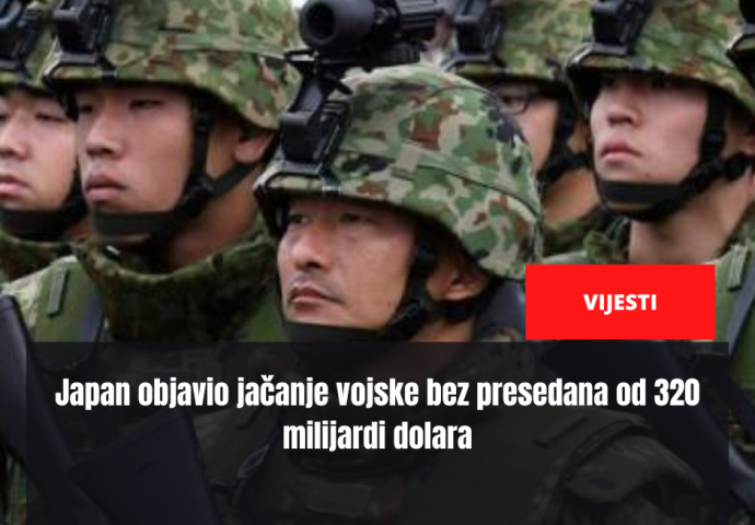 Japan objavio jačanje vojske bez presedana od 320 milijardi dolara