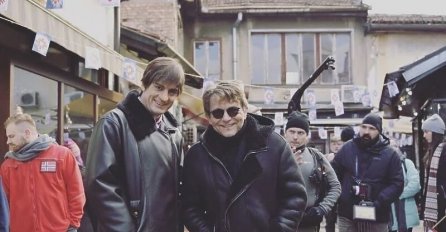 Toma na Baščaršiji: Osvanula prva fotografija Marića sa snimanja serije o kralju kafane