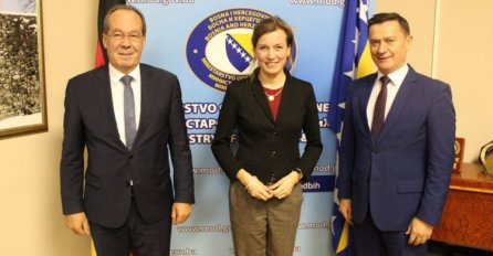 Podžić i Mašović sa predstavnicima delegacije Njemačke: Razgovarano o vojnoj saradnji, EU i NATO putu BiH