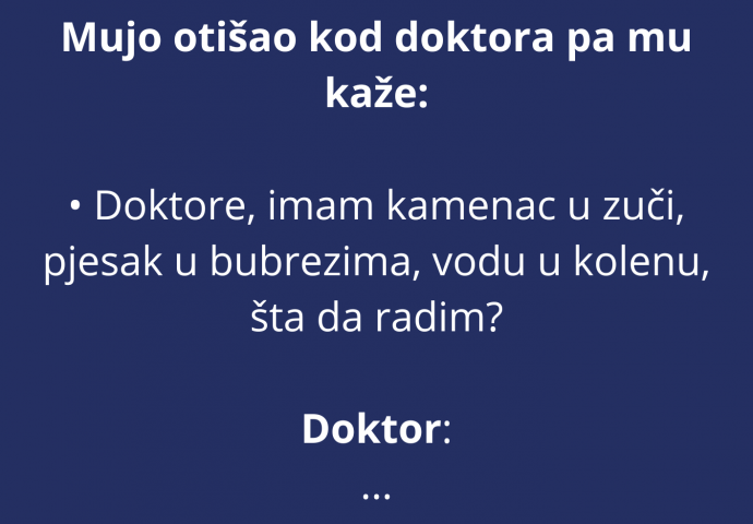 VIC DANA: Mujo kod doktora