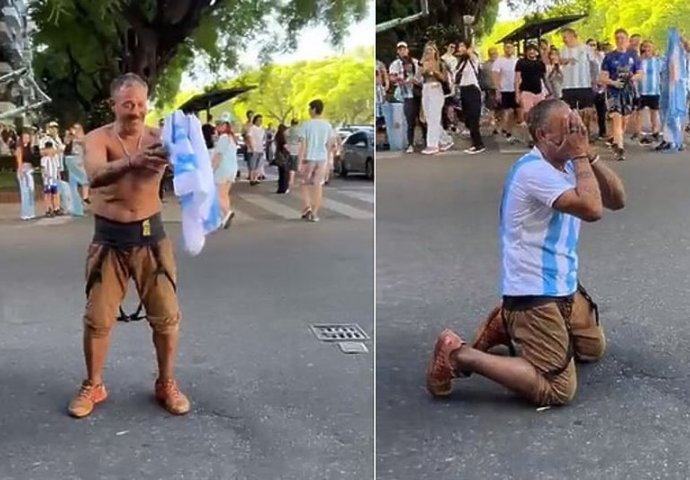 TO JE NOGOMET, TO JE ARGENTINA: Emotivne scene s beskućnikom obilaze svijet (VIDEO)