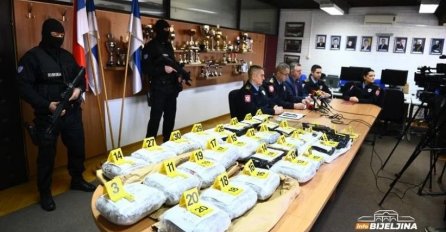 Detalji akcije u BiH: Iza zapljene droge vrijedne više od 100.000 KM stoji državljanka Hrvatske