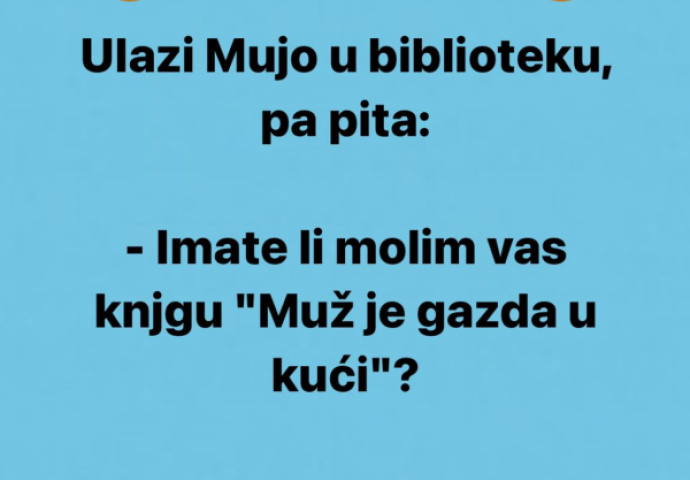 VIC DANA: Ulazi Mujo u biblioteku