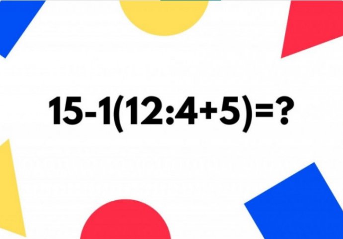 SAMO 2% LJUDI MOŽE DA RIJEŠI OVAJ ZADATAK: Jeste li među njima?