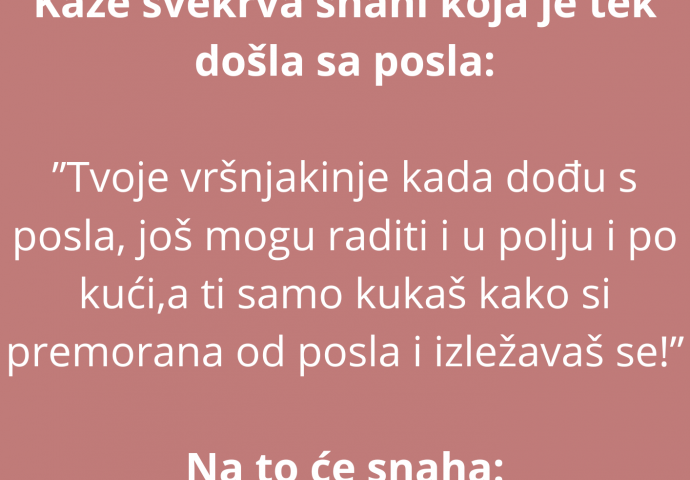 VIC: Svekrva i snaha