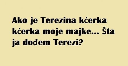 Pitanje na koje mnogi ne znaju odgovor: Da li vi znate riješiti misteriju?