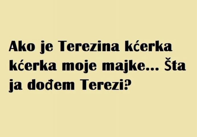 Pitanje na koje mnogi ne znaju odgovor: Da li vi znate riješiti misteriju?