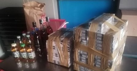 Pokušao prenijeti cigareta i rakije preko hrvatske granice i platio kaznu od 14.600 eura!