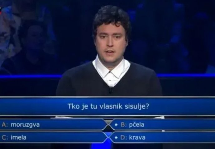 TAKMIČAR MILIJUNAŠA NIJE ZNAO KO JE VLASNIK SISULJE: Kako biste vi odgovorili na ovo pitanje?