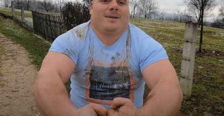 BOSANSKI HULK JAČI I OD KONJA, HIT NA MREŽAMA: Nosi samo BOKSERICE, umiva se snijegom, a nećete vjerovati ŠTA SVE MOŽE (VIDEO)