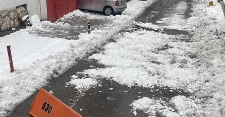 Sarajevo: Građani koji su iz avlija izbacivali snijeg na očišćene ulice bit će kažnjeni