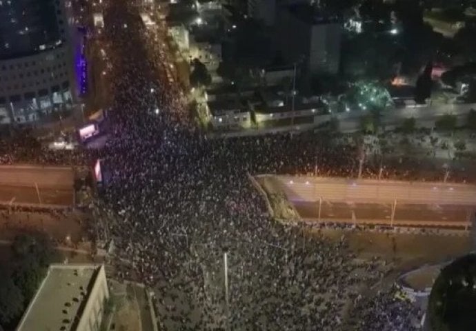 DEMONSTRACIJE POTRESAJU NOVI MANDAT NETANYAHUA: 100.000 Izraelaca je na ulicama, neki tvrde da je ovo kraj demokracije i početak diktature