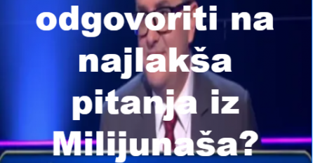 KVIZ: MOŽETE LI ODGOVORITI NA NAJLAKŠA PITANJA IZ MILIJUNAŠA? Skoro niko nije uspio tačno odgovoriti na SVIH 7 PITANJA!