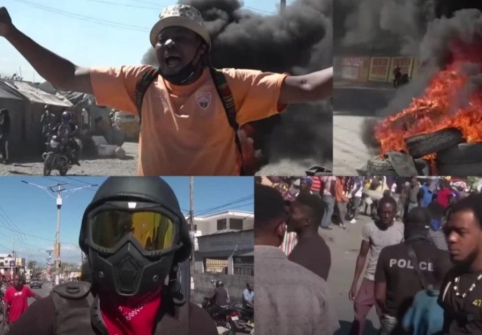 Sve teža situacija u Haitiju: Prosvjednici napali rezidenciju premijera, upali u zračnu luku... ali prosvjednici su zapravo policija u civilu