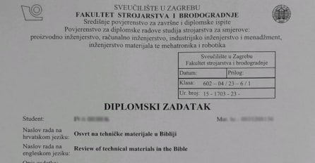 DIPLOMSKI SA STROJARSTVA, DRUŠTVENE MREŽE GORE: Biblija je veličanstven povijesni zapis