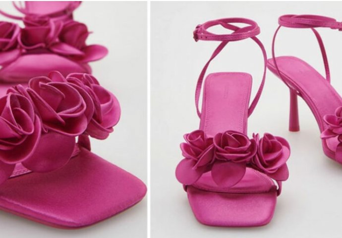 SVAKA ŽENA MORA DA IMA OVE SANDALE: Sandale s cvjetnim detaljem u boji fuksije su idealne za ovo proljeće