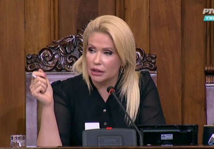 Sandra Božić tvituje dok Vučić priča o Kosovu