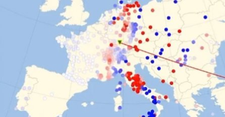 Pogledajte kako se seizmički val širio kroz Evropu (VIDEO)