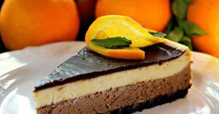 NAJUKUSNIJI RECEPT: Chocolate- Orange Cheesecake