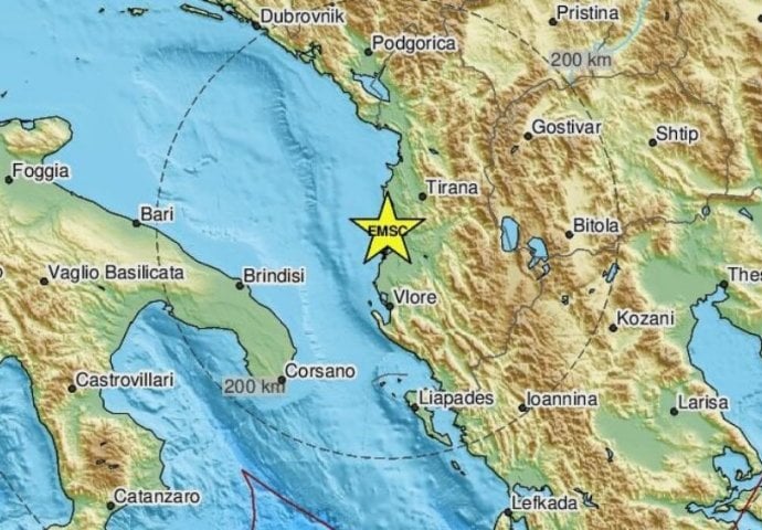 U 24 sata na Jadranu zabilježena tri zemljotresa