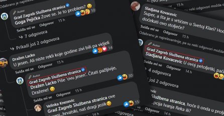 ČINI SE DA JE ADMINISTRATORU SLUŽBENOG FEJSA GRADA ZAGREBA SVEGA DOSTA: Ovako odgovara ljudima URNEBES