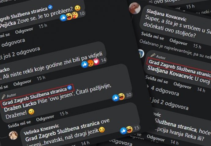 ČINI SE DA JE ADMINISTRATORU SLUŽBENOG FEJSA GRADA ZAGREBA SVEGA DOSTA: Ovako odgovara ljudima URNEBES