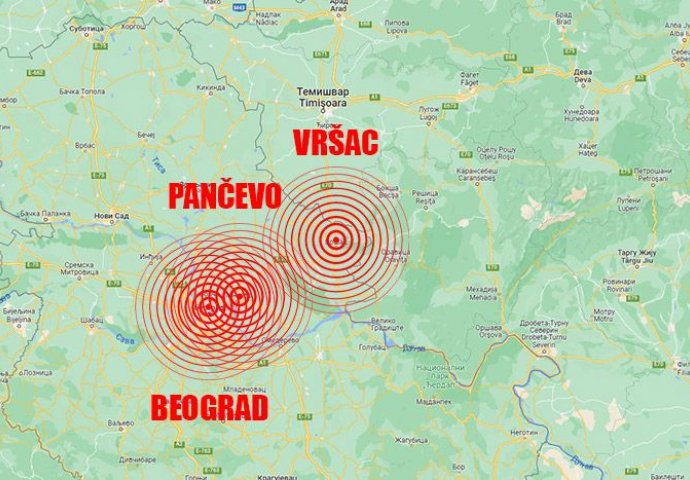 Panika u Vršcu, Pančevu, Beogradu, Novom Sadu: Zemljotres zaljuljao čitave zgrade, jak udar došao iz Rumunije