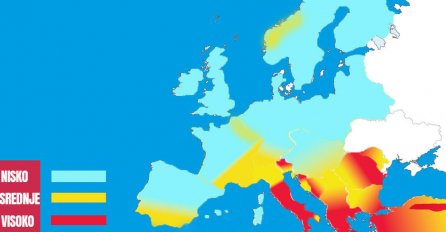 NEKE EVROPSKE ZEMLJE SU U NAJVEĆEM RIZIKU OD VELIKIH ZEMLJOTRESA: Evo da li je i Srbija na OVOJ MAPI!