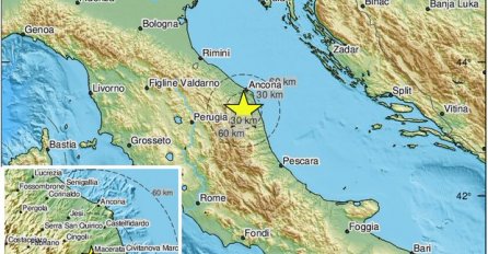 Zemljotres magnitude 4.3 u središnjoj Italiji