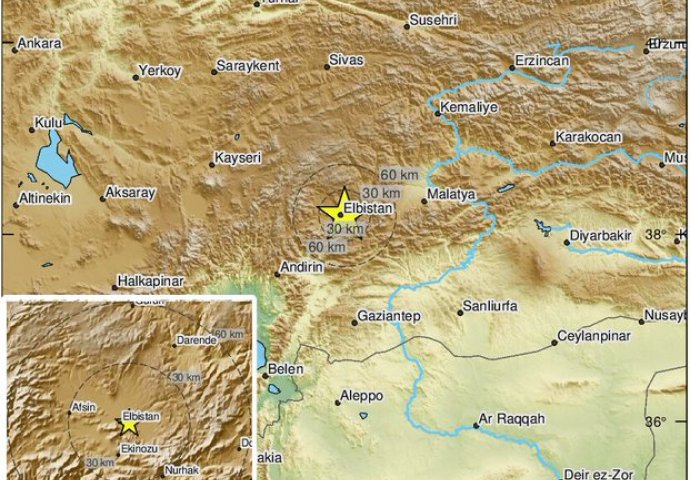 EMSC JAVLJA: Novi zemljotres jutros u Turskoj