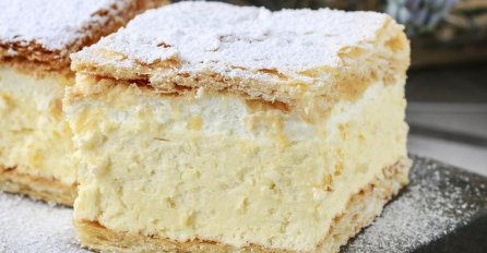 NAJLAKŠI RECEPT ZA KREMPITE: Hrskave korice i najfiniji krem, a za pripremu ne treba više od pola sata