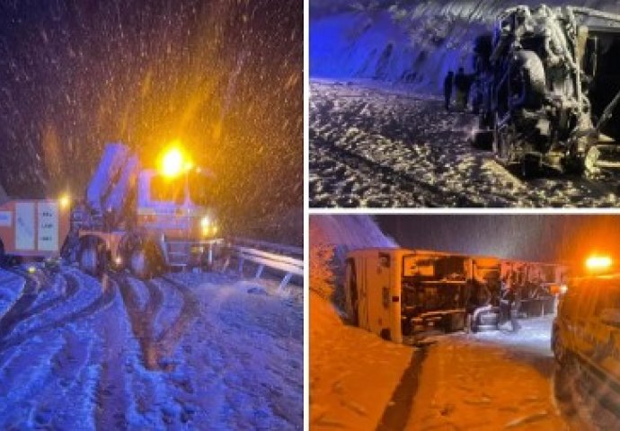 FOTOGRAFIJE S MJESTA NESREĆE: 'Stigao sam među prvima do autobusa, mnogo je ozlijeđenih'